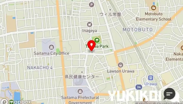 の地図 分上野藪かねこ 蕎麦店 で さいたま市