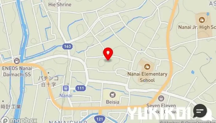 の地図 利休 和食店, 会席・懐石料理店 で 益子町
