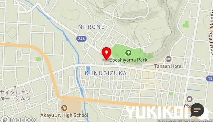 の地図 割烹 糸柳 蕎麦店 で 南陽市