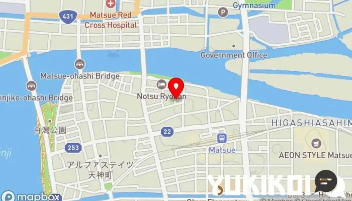 の地図 創作ダイニング 類友 創作料理店 で 松江市