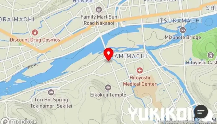 の地図 創菜畑ひがし レストラン で 人吉市