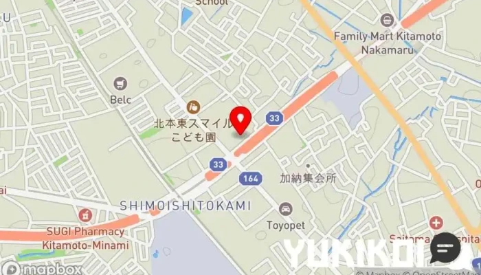 の地図 北本の貝や。 居酒屋, 創作料理店, ファミリー レストラン, 和食店, オイスターバー　レストラン, シーフード・海鮮料理店 で 北本市