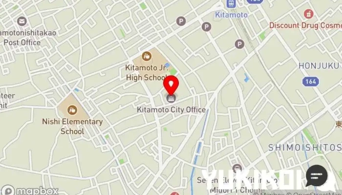の地図 北本市  で 北本市