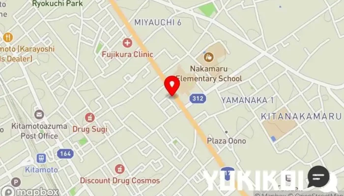 の地図 北海道生まれ和食処とんでん 北本店 ファミリー レストラン, 和食店 で 北本市
