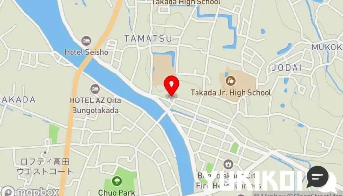 の地図 十割蕎麦ゑつ 蕎麦店 で 豊後高田市