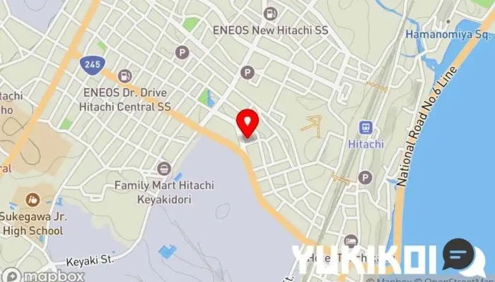の地図 南欧風レストラン サングリア 洋食レストラン で 日立市