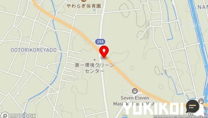 の地図 友蕎庵 蕎麦店 で 益子町