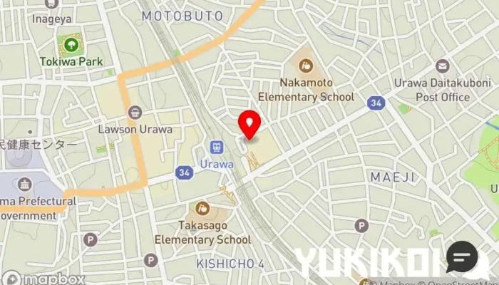 の地図 叙々苑 浦和パルコ店 焼肉店 で さいたま市