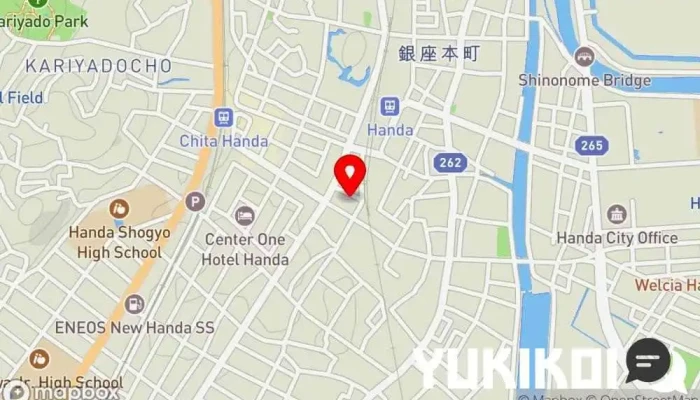 の地図 古扇楼 会席・懐石料理店 で 半田市