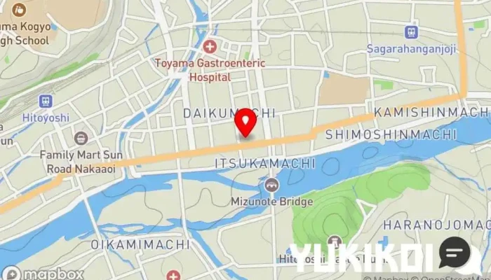 の地図 吉泉 和食店 で 人吉市