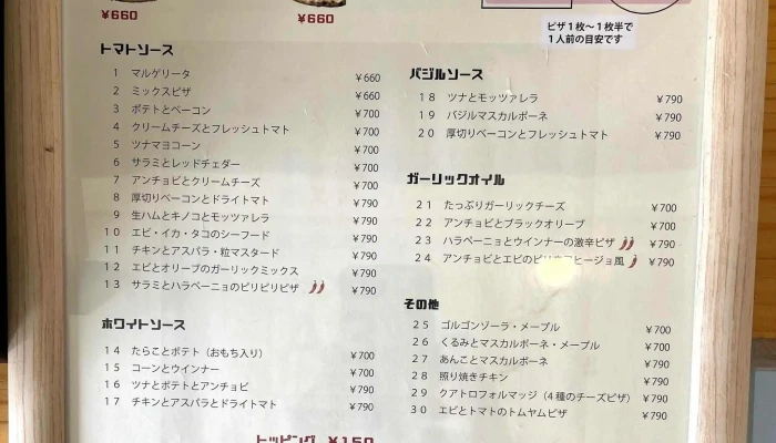 吉田ピザ店 -  ウェブサイト - 榛東村