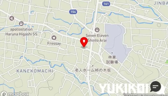 の地図 吉田ピザ店 ピザ店 で 榛東村