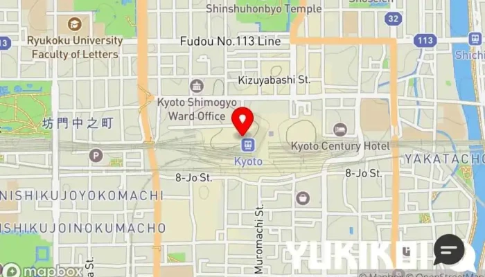 の地図 名代とんかつ かつくら 京都ポルタ店 とんかつ店, 定食屋, 和食店, 肉料理店, レストラン で 京都市