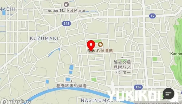 の地図 味っ佳（みっけ） 中華料理店 で 見附市