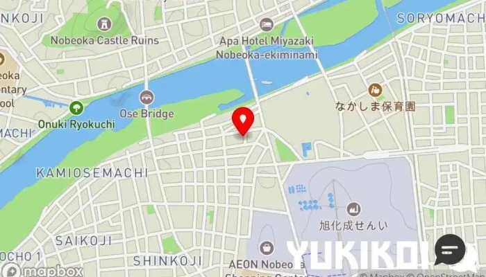 の地図 味処 国技館 居酒屋, 郷土料理店, 和食店, 会席・懐石料理店, レストラン で 延岡市