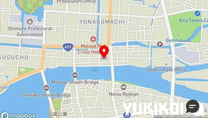 の地図 味処 繁 郷土料理店, かに料理店, ふぐ料理店, 和食店, 軽食店, うなぎ料理店 で 松江市