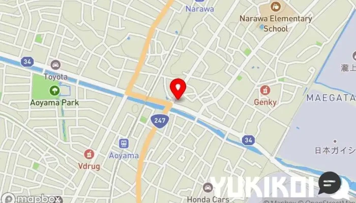の地図 味波 成岩店 和食店 で 半田市