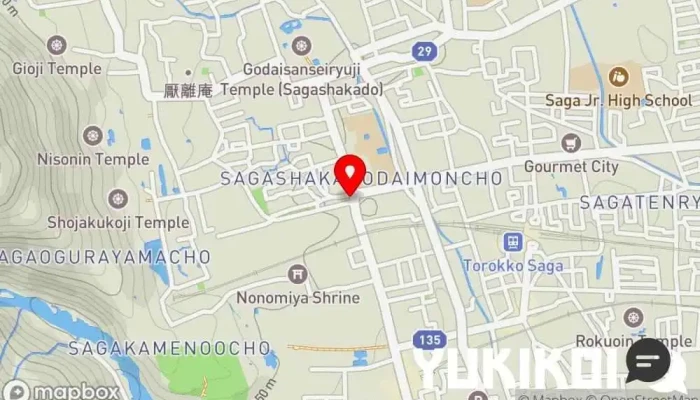 の地図 味生 京都風日本料理店 で 京都市