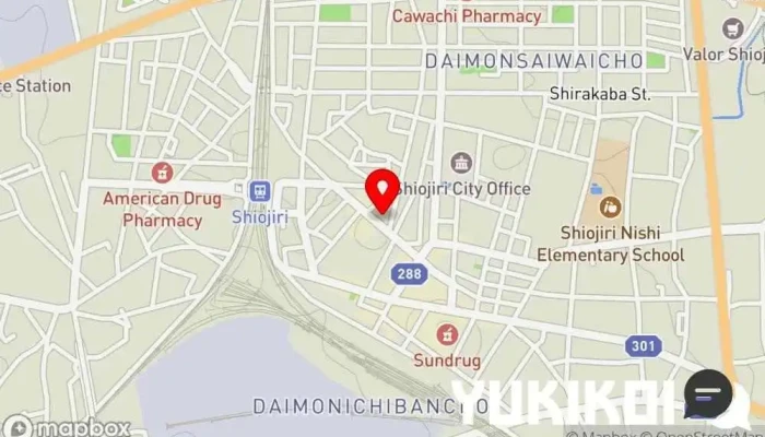 の地図 和彩 拓（ひらく） 居酒屋 で 塩尻市