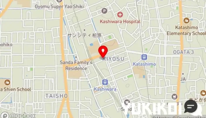 の地図 和洋創作 圓山 居酒屋 で 柏原市