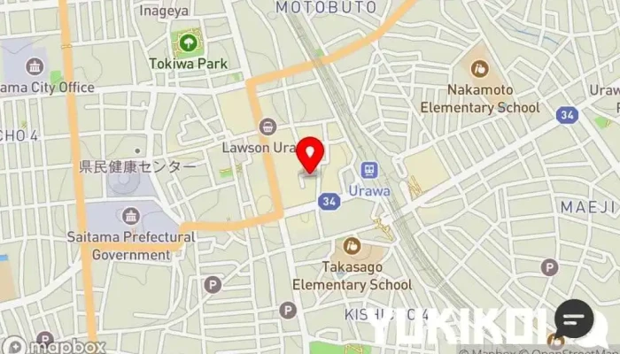 の地図 和浦酒場 居酒屋 で さいたま市