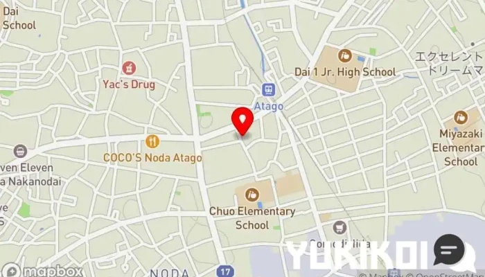 の地図 和風レストラン とん平 とんかつ店, 和食店 で 野田市