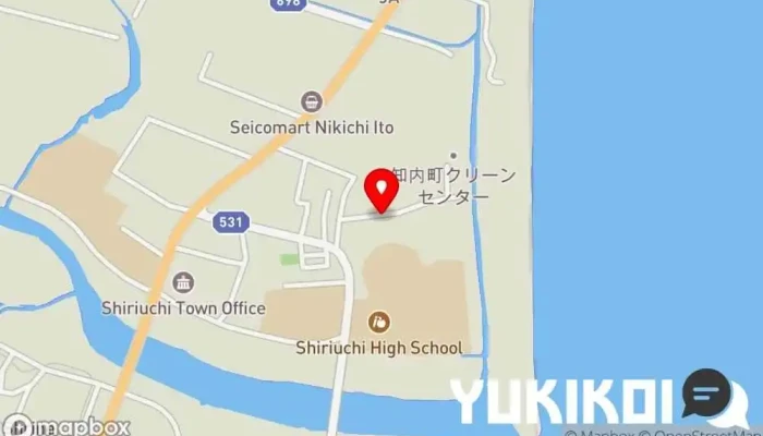 の地図和食店 和風レストラン北都 en 知内町 の地図 和風レストラン北都 和食店 で 知内町