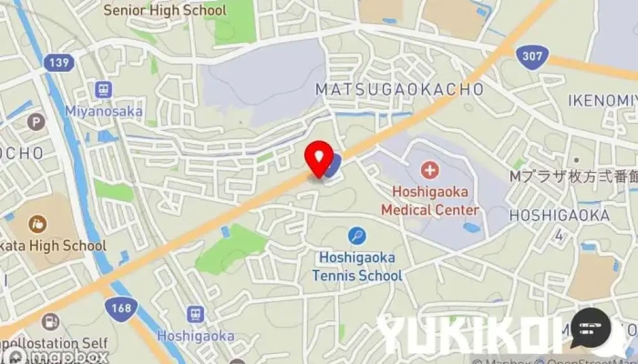 の地図 和食さと 星ヶ丘店 ファミリー レストラン, 和食店, テイクアウト, かつ丼屋, すき焼き/しゃぶしゃぶ店, しゃぶしゃぶレストラン, 蕎麦店, 天ぷら店, うどん屋 で 枚方市