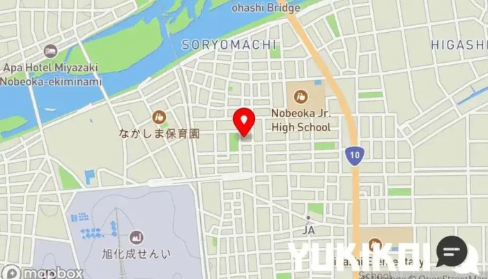 の地図 和食ランチ 花夢音（かもん） 和食店 で 延岡市