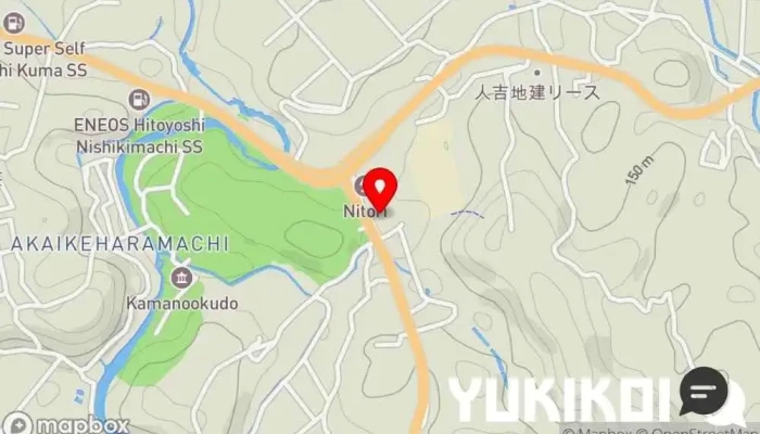 の地図 和食レストラン 庄屋 サンロードシティ人吉店（認証店） レストラン で 錦町