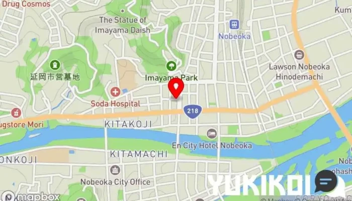 の地図 和食亭 こだま レストラン で 延岡市