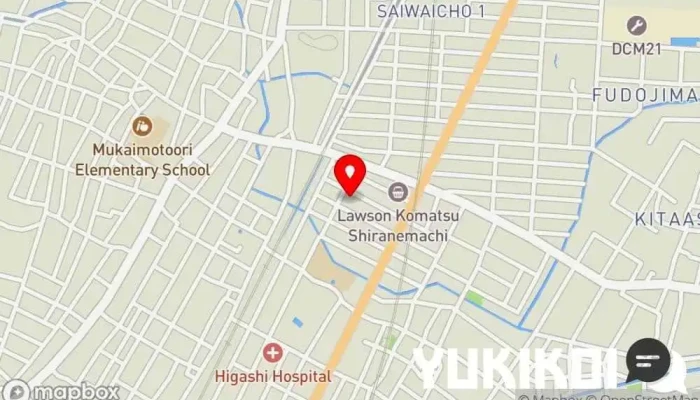 の地図 和食屋南 会席・懐石料理店, 純和食店, 料亭, 和食店 で 小松市