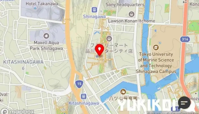 の地図 品川 今井屋本店 焼き鳥店, 鶏料理店, 鍋料理店, 居酒屋, 和食店, 串焼き店 で 港区