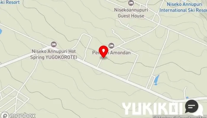 の地図 唐火七 居酒屋 で ニセコ町