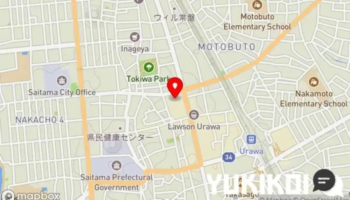 の地図 四季彩 和食懐石料理 会席・懐石料理店, ホテル, 和食店 で さいたま市