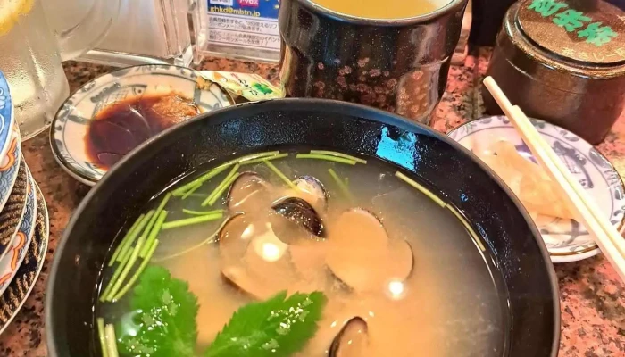 回転すし北海道 学園通り店 -  味噌汁 - 松江市