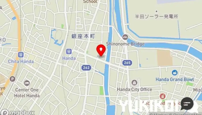 の地図 回転鮨 魚太郎 半田店 回転寿司店 で 半田市