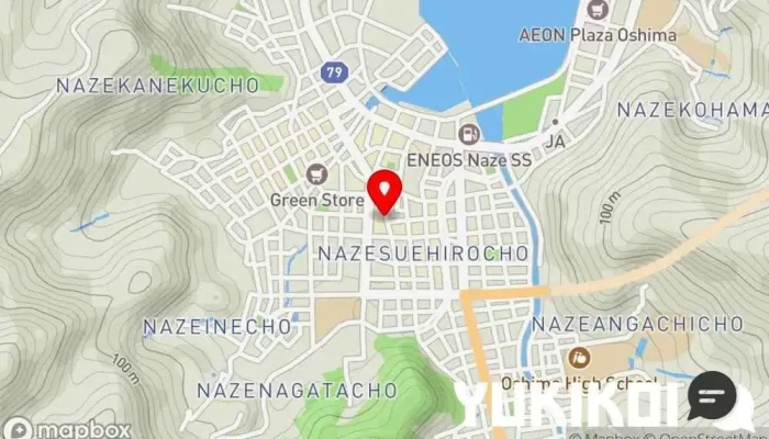 の地図 地産地消レストラン瀬里奈 洋食レストラン で 奄美市