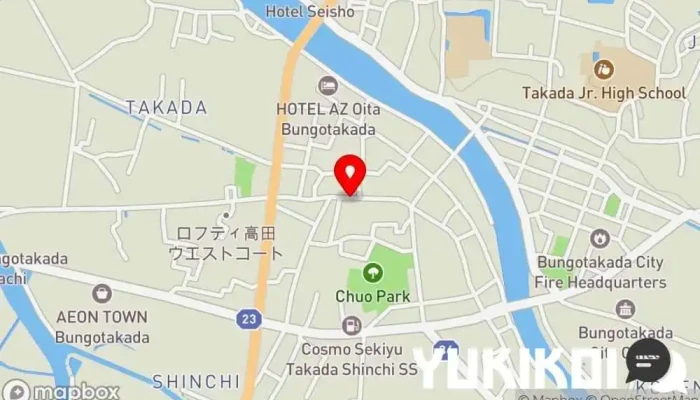 の地図 壺焼き芋専門店 ふくいも スイーツ店 で 豊後高田市
