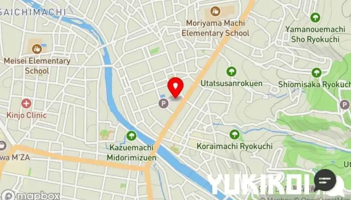 の地図 壽司 なを㐂 寿司店 で 金沢市