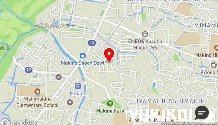 の地図 外食 和食店 で 枚方市