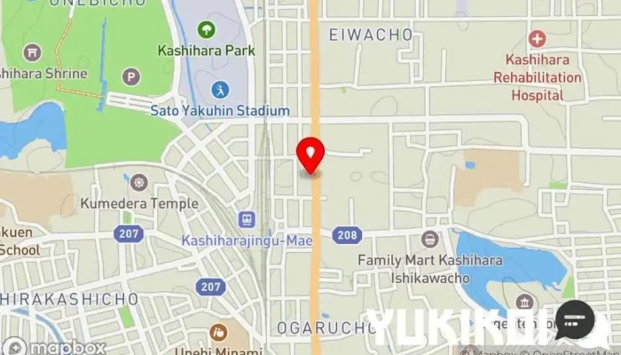 の地図 多羅福村 橿原店 会席・懐石料理店, 和食店 で 橿原市