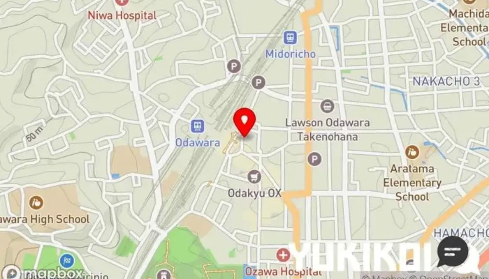 の地図 夢庵 小田原駅前店 和食店, 定食屋, ファミリー レストラン, 宅配/出前, テイクアウト, 蕎麦店, 天ぷら店, うどん屋 で 小田原市