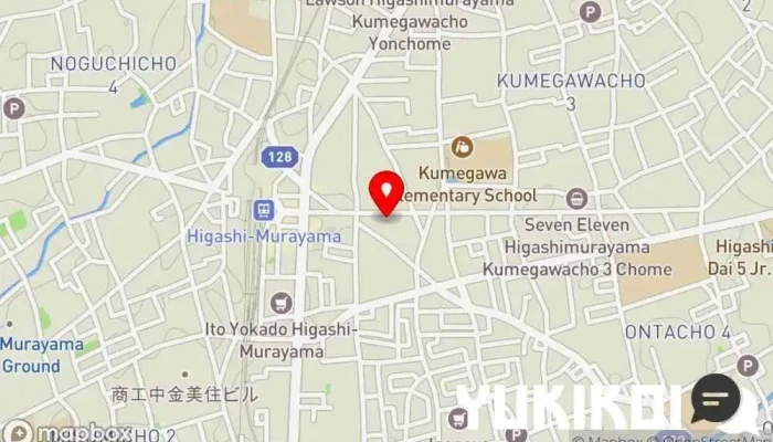 の地図 夢庵 東村山駅前店 和食店, 定食屋, ファミリー レストラン, 宅配/出前, テイクアウト, 蕎麦店, 天ぷら店, うどん屋 で 東村山市