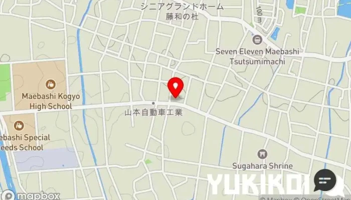 の地図 大川屋堤町支店 蕎麦店 で 前橋市