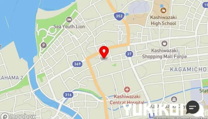 の地図 大橋屋 レストラン で 柏崎市
