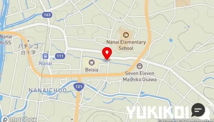 の地図 大衆割烹 いちむら 居酒屋, レストラン で 益子町