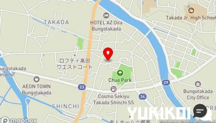 の地図 大衆食堂 大寅屋 定食屋 で 豊後高田市