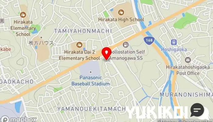 の地図 天の川 なかなか 居酒屋, 純和食店, 和食店, 会席・懐石料理店 で 枚方市