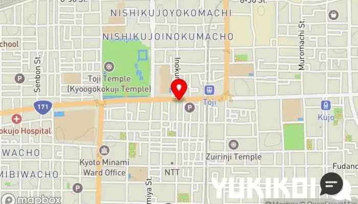 の地図 季節料理 きぬがわ 和食店, 定食屋, ふぐ料理店, 居酒屋, 郷土料理店, 京都風日本料理店, レストラン で 京都市
